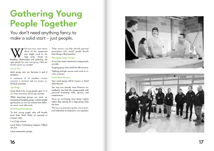 Pages 16 and 17 of The Shed Planter's Toolkit